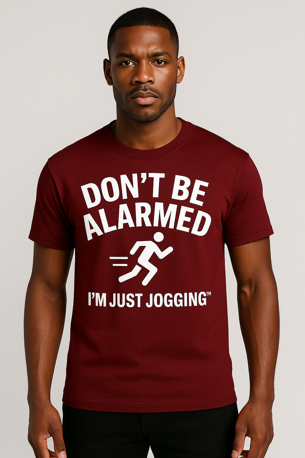 Signature don’t be alarm I’m just jogging